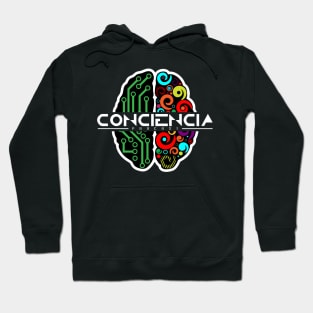 ConCiencia Podcast Logo White Hoodie